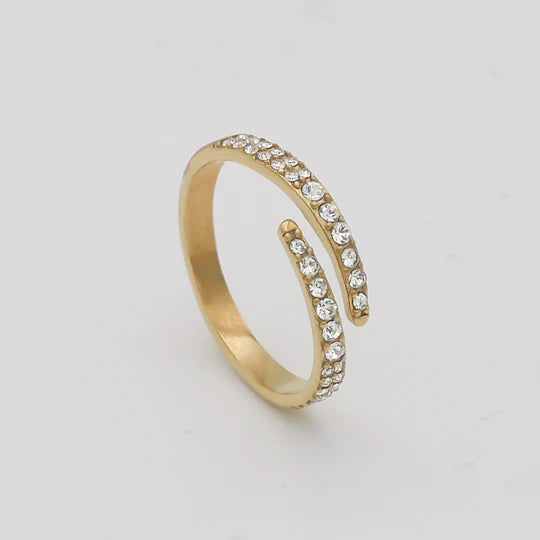 Claw Wrap Ring | 18K Gold Plated