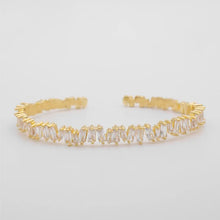 Load image into Gallery viewer, Baguette CZ Bracelet Thin
