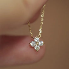 Load image into Gallery viewer, Brilliant Flower Cluster Diamond Pendant | 925 Sterling Silver
